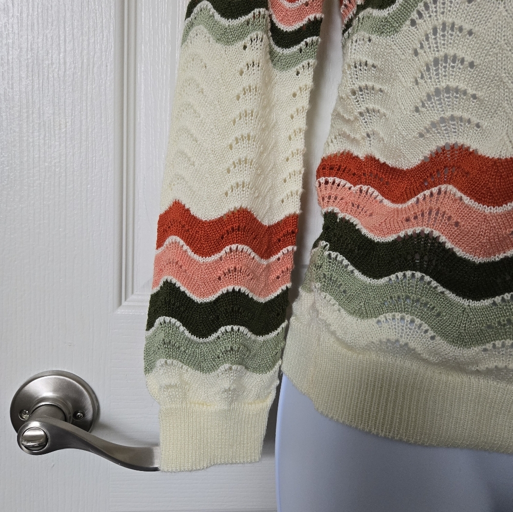 Vintage 90s Rosanna Knit Crewneck Sweater size small - Picture 5 of 12